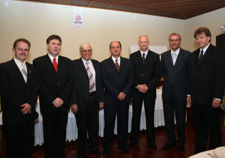 Sr. Orlando Torinelli - Sr. Antonio Tomazini - Sr. Magno Bollmann - Sr. Bruno Breithaupt - Sr. Herton Scherer - Sr. Silvio Dreveck - Sr. Robertson Siviero